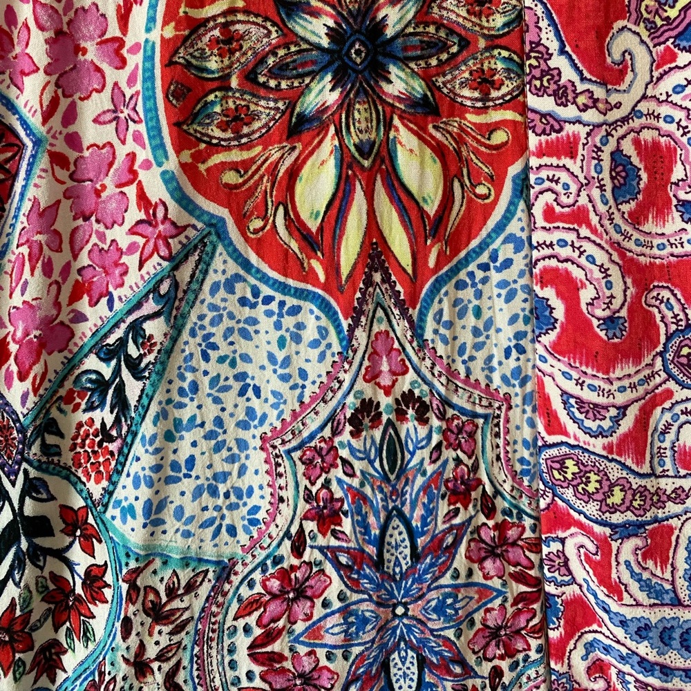 GAP Mixed Print High-Low Kimono Top - Picture 8 of 9